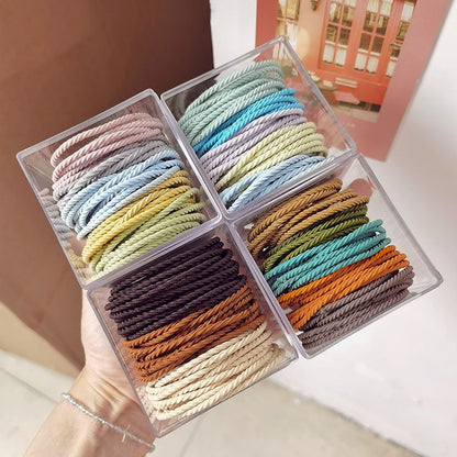 彈力繩簡約髮圈－商品主圖｜https://igowo.tw/
