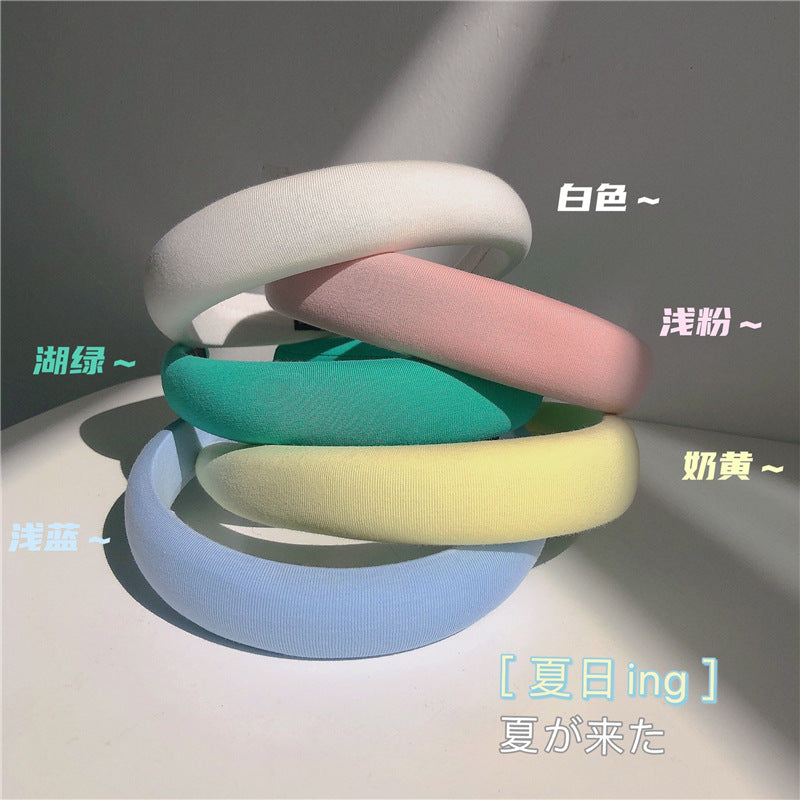 寬版簡約髮箍－商品主圖｜https://igowo.tw/