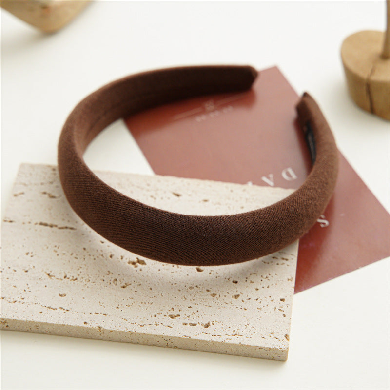 寬版簡約髮箍