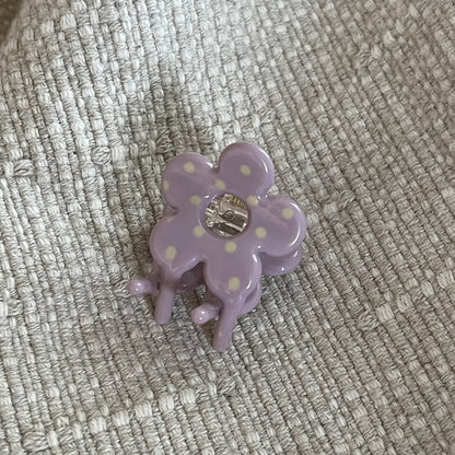 醋酸板材花朵髮夾－細節特寫6｜https://igowo.tw/