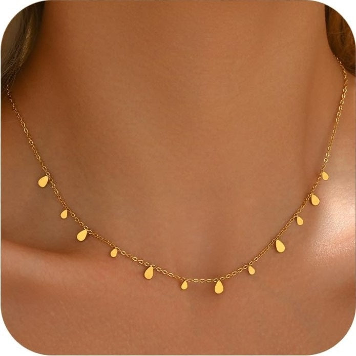 銅蝴蝶項鍊