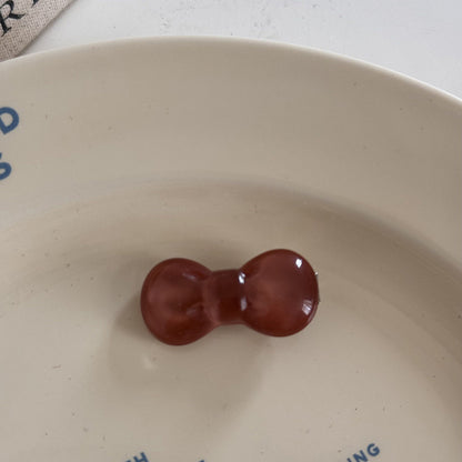 透明蝴蝶結髮圈