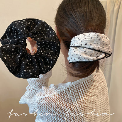 大腸圈碎花髮圈－商品主圖｜https://igowo.tw/