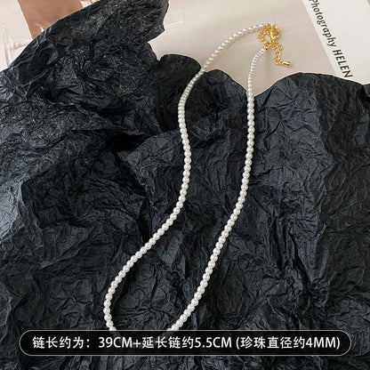 珍珠幾何復古項鍊