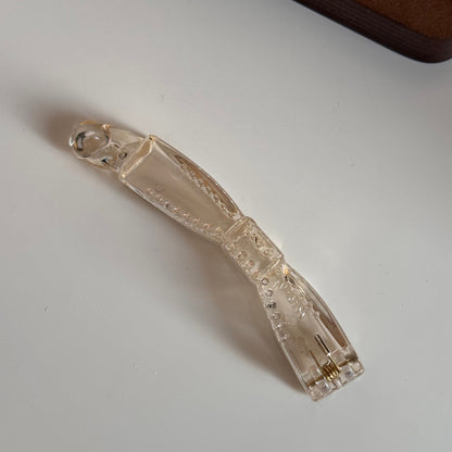 樹脂蝴蝶結簡約髮夾