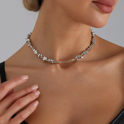 串珠不規則項鍊套組－手鍊款實拍｜https://igowo.tw/