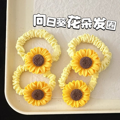 太陽花簡約髮圈－商品主圖｜https://igowo.tw/