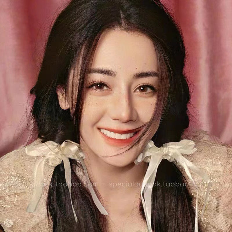 緞帶蝴蝶結大腸圈髮圈－飄帶色丁淺咖色款實拍｜https://igowo.tw/