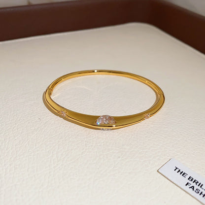 中古vintager超閃鋯石手鐲戒指套裝輕奢高級感手環時尚小眾手飾女
