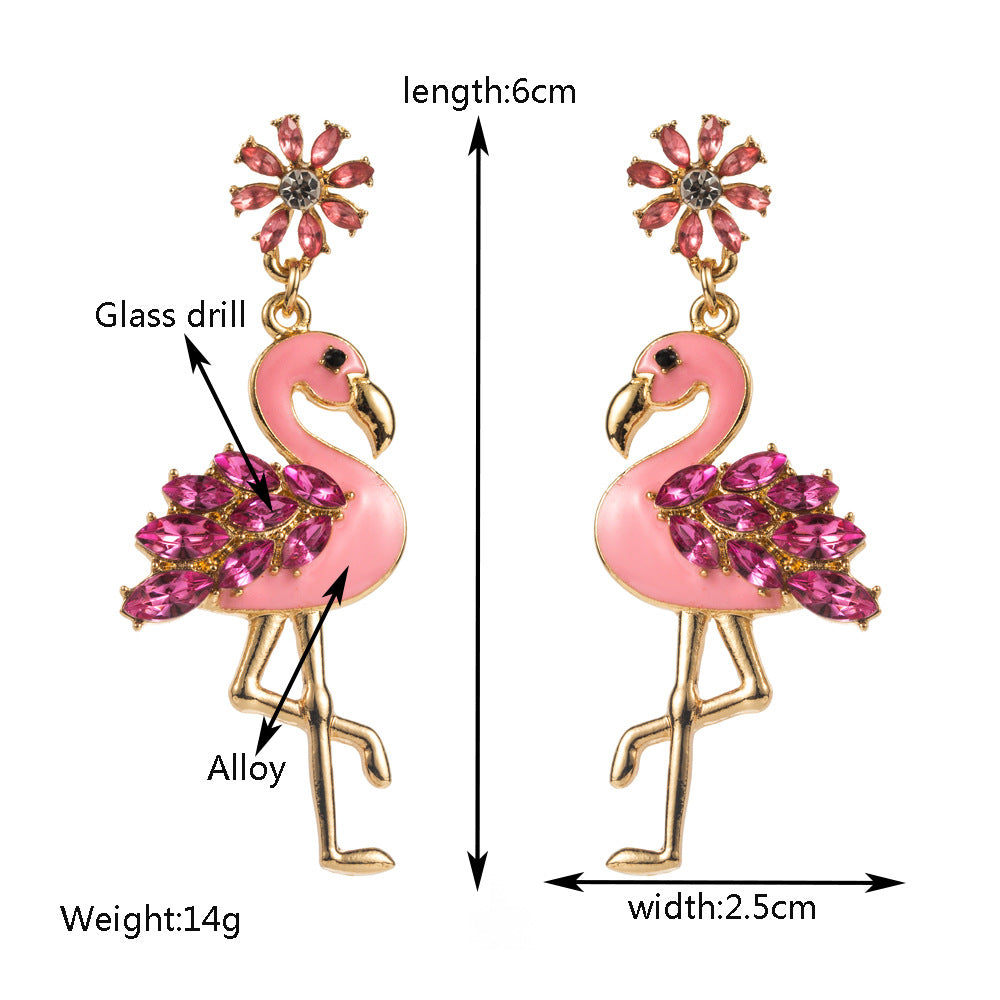 S925彩色方形鑲鑽耳環－藍色款細節1｜https://igowo.tw/