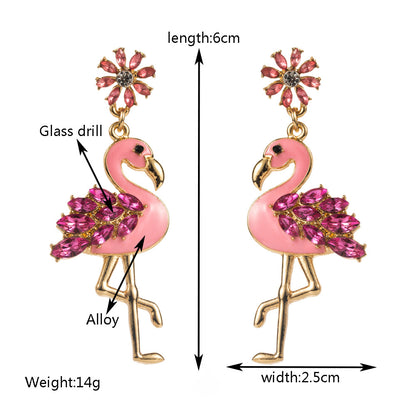 S925彩色方形鑲鑽耳環－藍色款細節1｜https://igowo.tw/