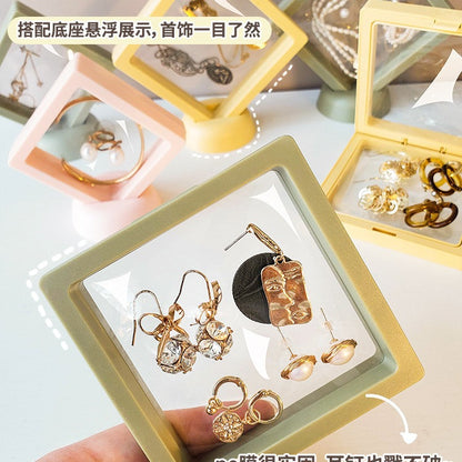 透明簡約耳環－第二視角實拍｜https://igowo.tw/