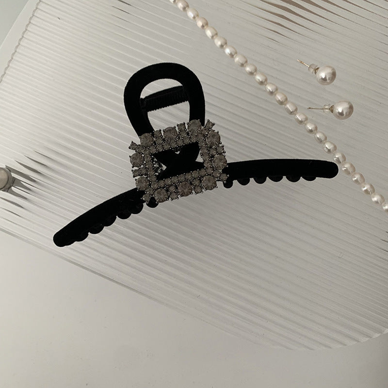 絨面簡約鯊魚夾