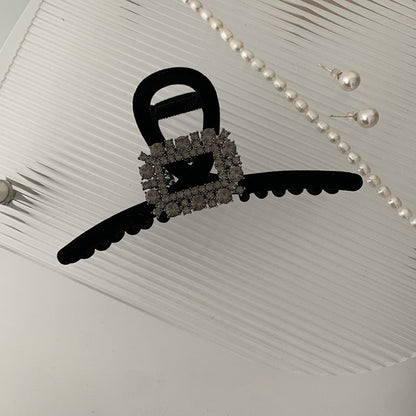 絨面簡約鯊魚夾