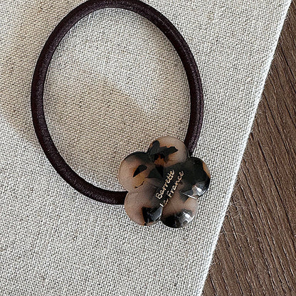 醋酸板材字母花朵髮圈