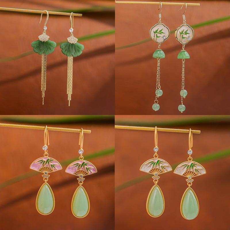 金色復古電鍍耳環－商品主圖｜https://igowo.tw/