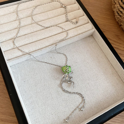 琺瑯簡約項鍊