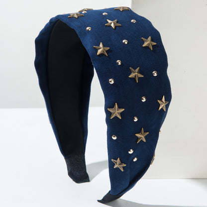 星星簡約髮箍－粉色款細節1｜https://igowo.tw/