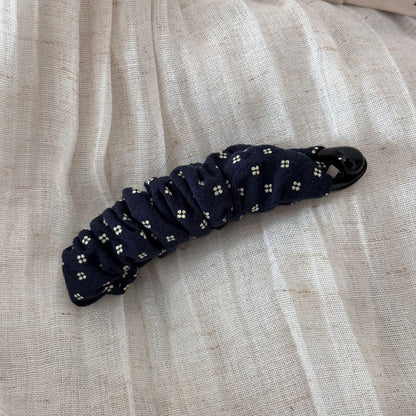 碎花簡約髮夾