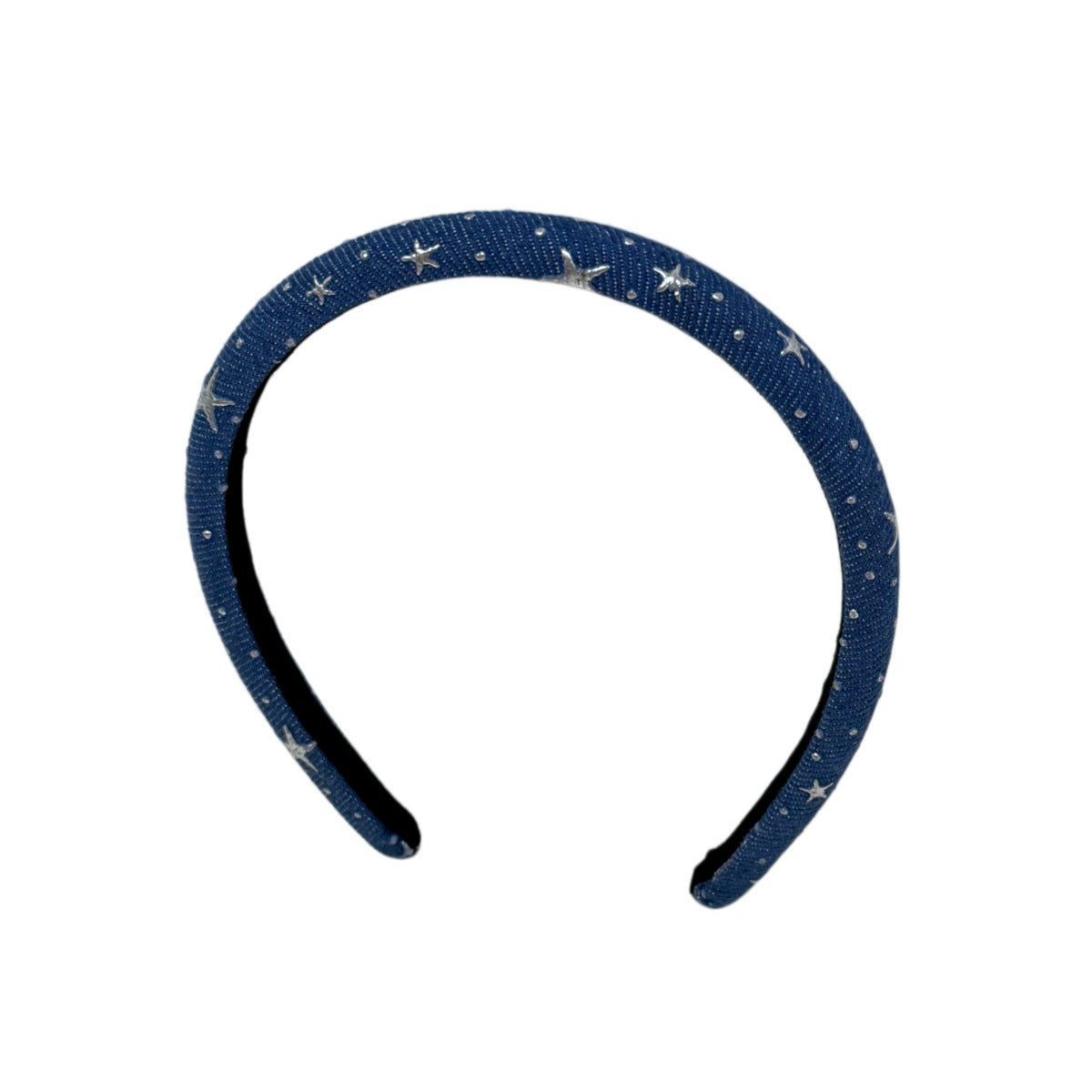 銀色星星簡約髮箍－細節特寫3｜https://igowo.tw/