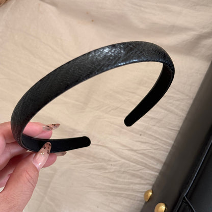 皮革簡約髮箍