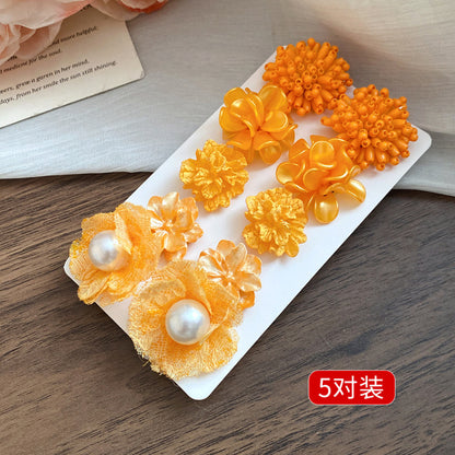 壓克力水滴誇張耳環－細節特寫56｜https://igowo.tw/