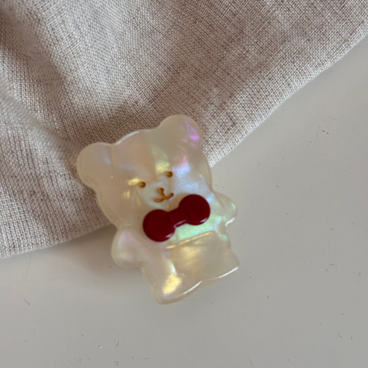 小熊簡約髮夾