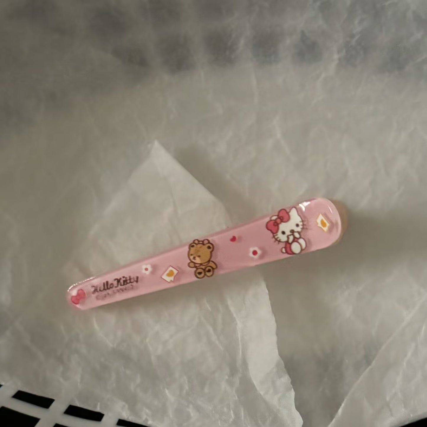 粉色簡約髮夾
