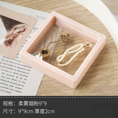透明簡約耳釘