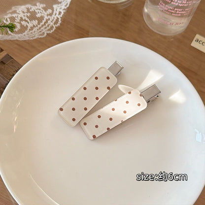 波點簡約鯊魚夾
