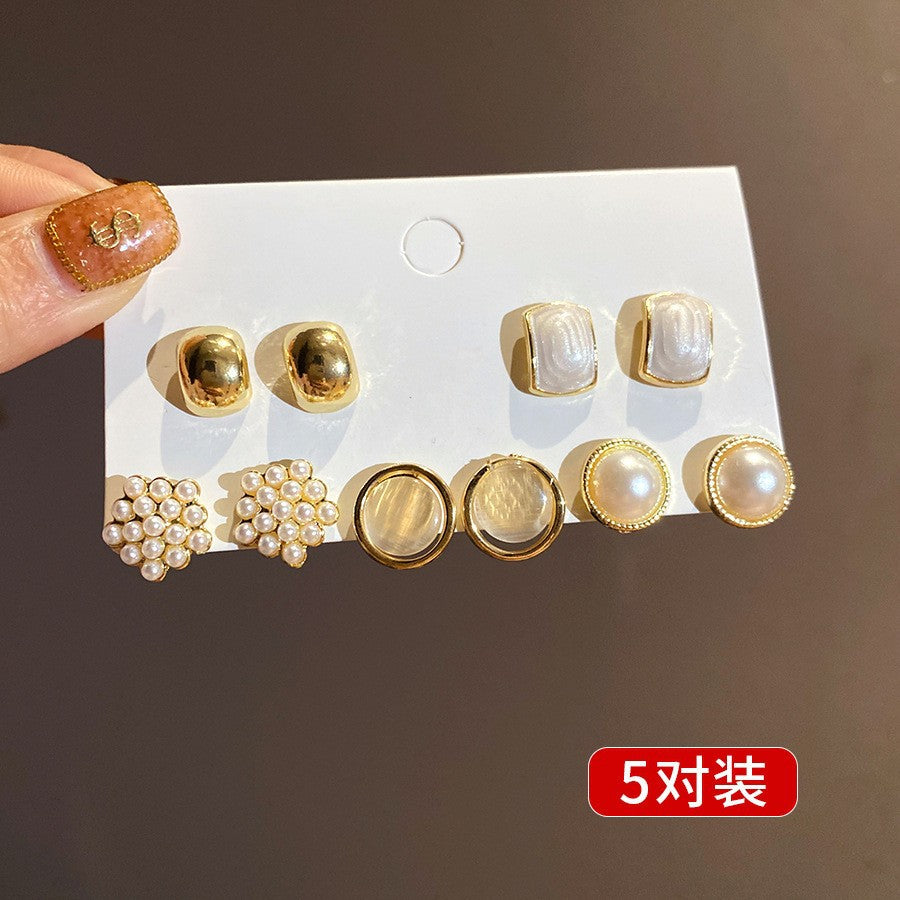 琺瑯簡約耳釘套組