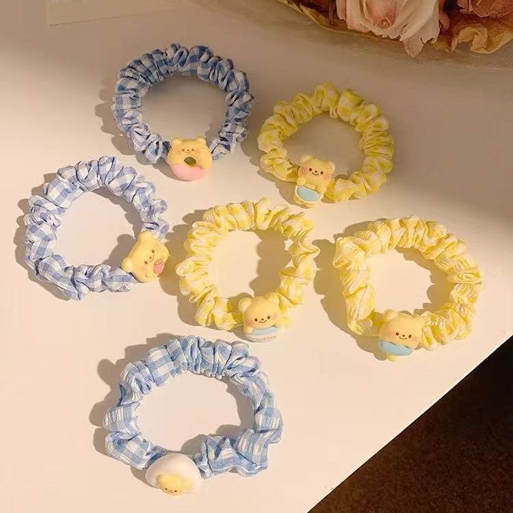 小熊卡通髮圈－商品主圖｜https://igowo.tw/