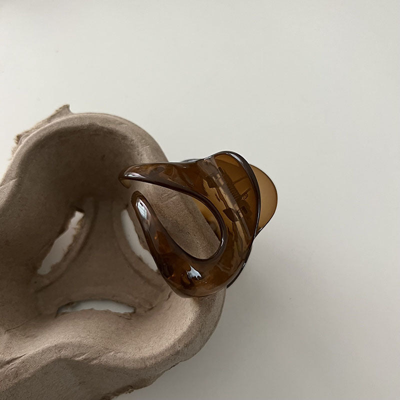 透明簡約鯊魚夾