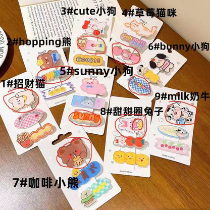 壓克力卡通髮夾－細節特寫4｜https://igowo.tw/