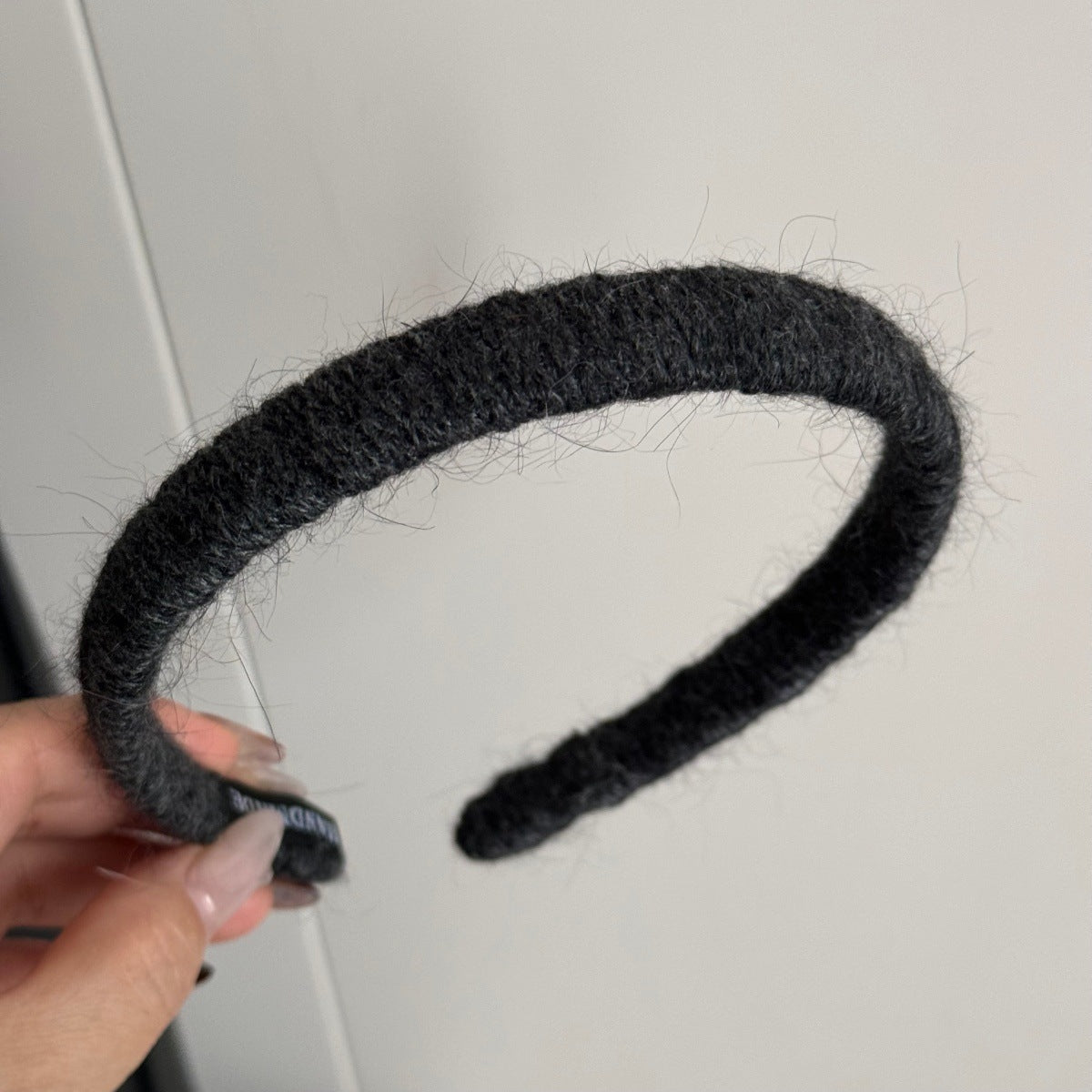 針織布面纏繞髮箍