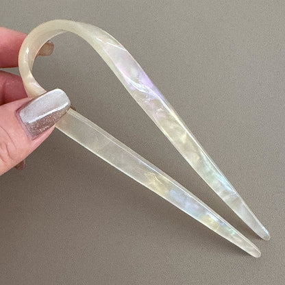 醋酸板材U形簡約髮簪