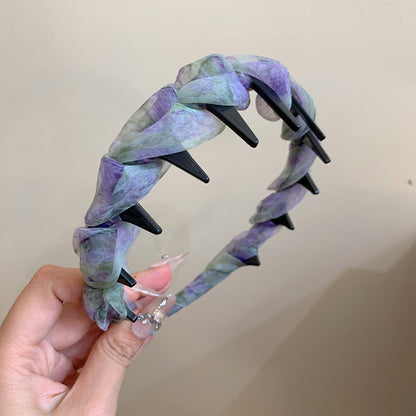網紗碎花髮箍
