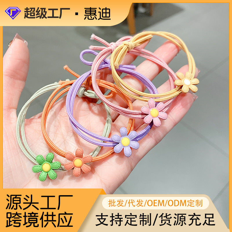 繽紛雛菊髮圈－商品主圖｜https://igowo.tw/