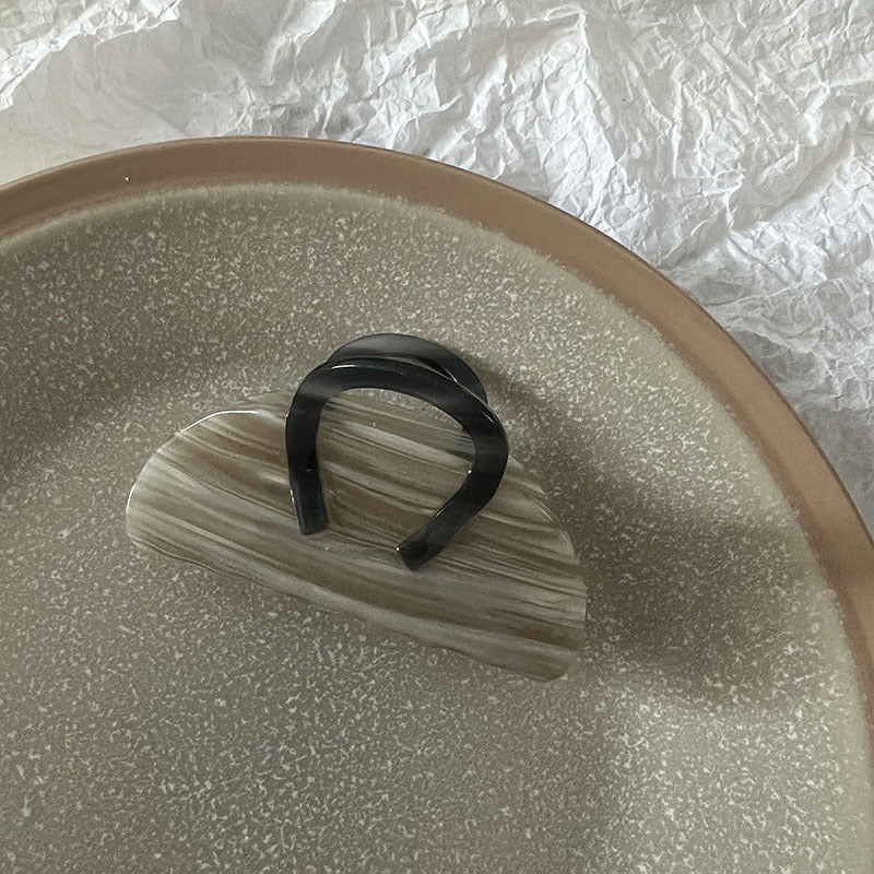 豹紋簡約鯊魚夾
