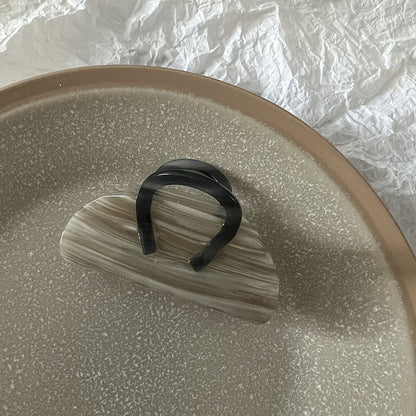 豹紋簡約鯊魚夾