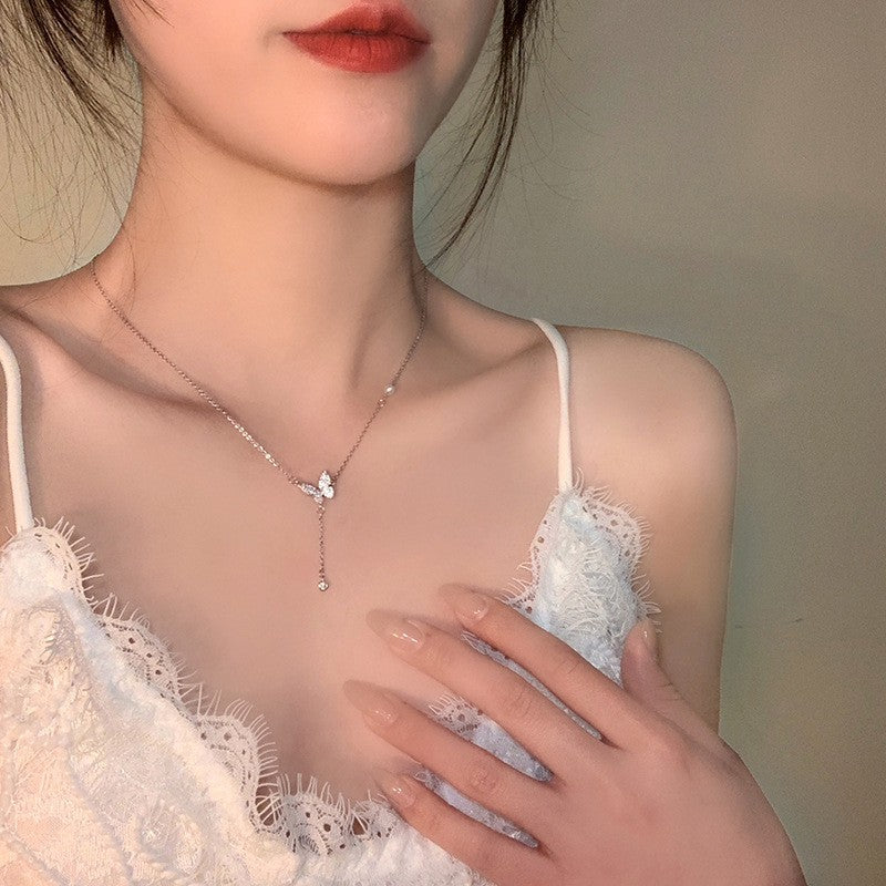 鋯石星星簡約項鍊－細節特寫5｜https://igowo.tw/