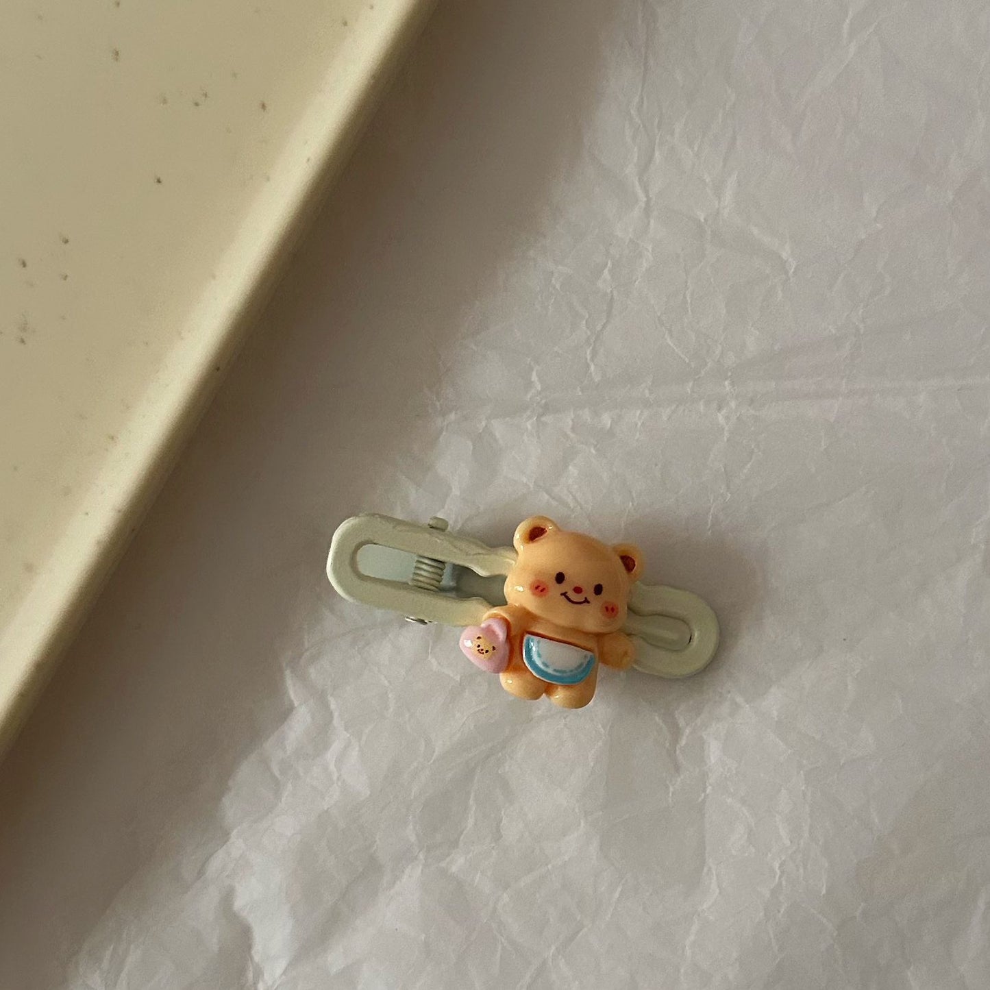 黃色小熊髮夾