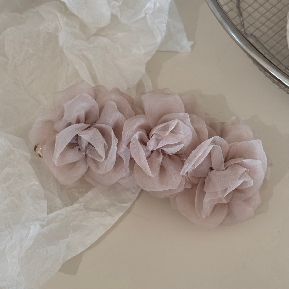 布面花朵髮夾