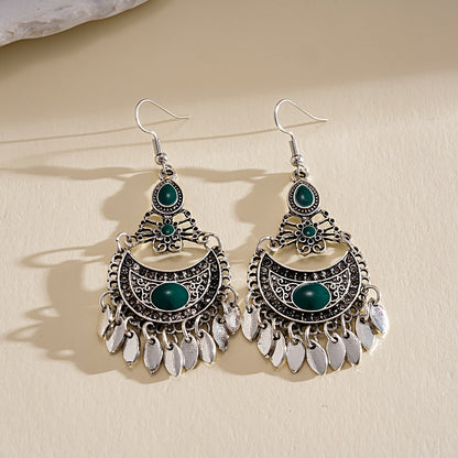 樹脂樹葉羽毛耳鉤－細節特寫48｜https://igowo.tw/