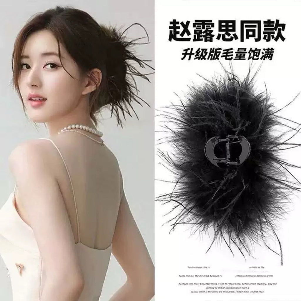 大腸圈格紋多層髮圈