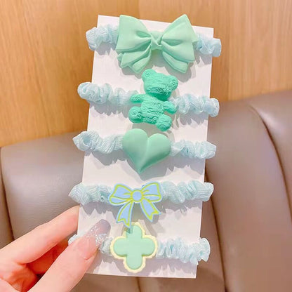 花朵簡約髮圈－細節特寫4｜https://igowo.tw/
