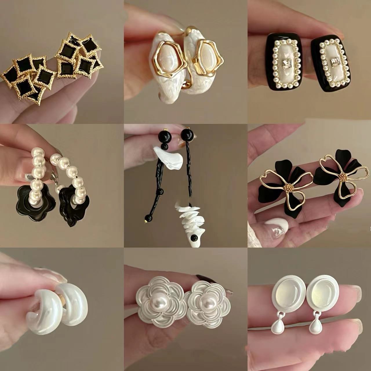珍珠鋯石蝴蝶結耳釘－商品主圖｜https://igowo.tw/