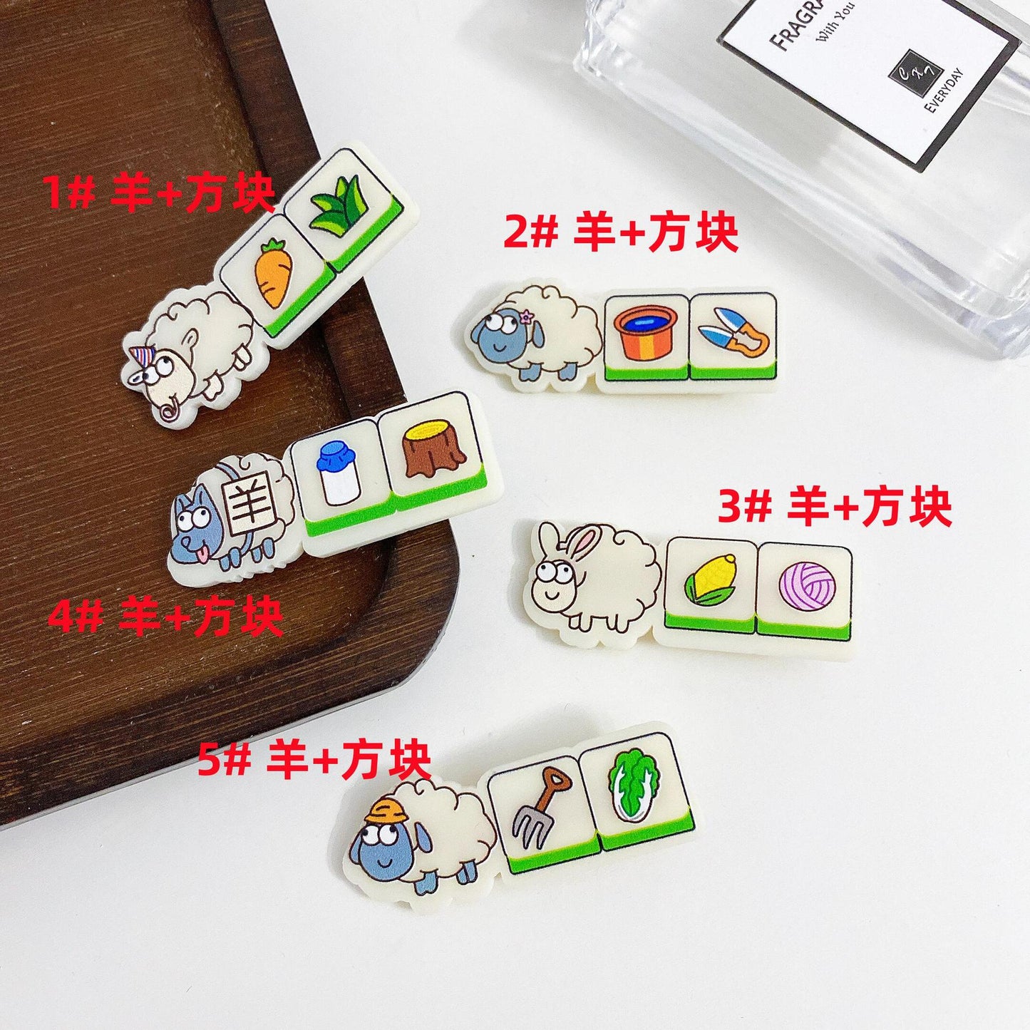 卡通簡約髮夾－細節特寫8｜https://igowo.tw/