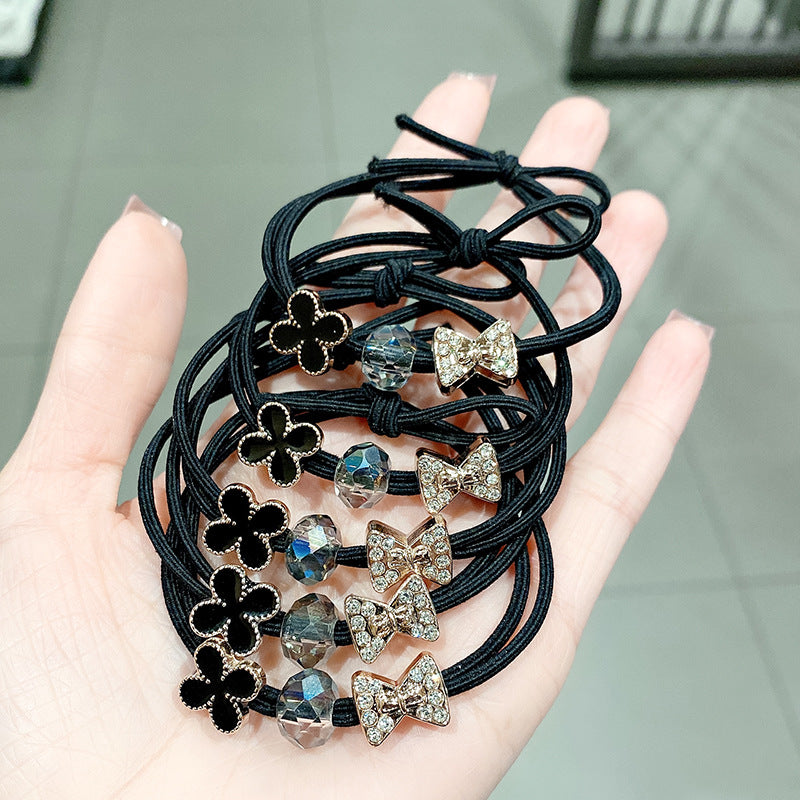 鋯石領結髮圈－商品主圖｜https://igowo.tw/