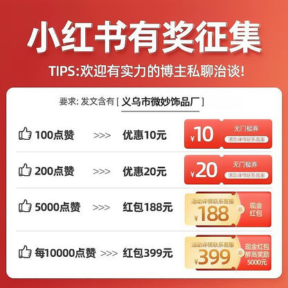 復古誇張項鍊－第二視角實拍｜https://igowo.tw/